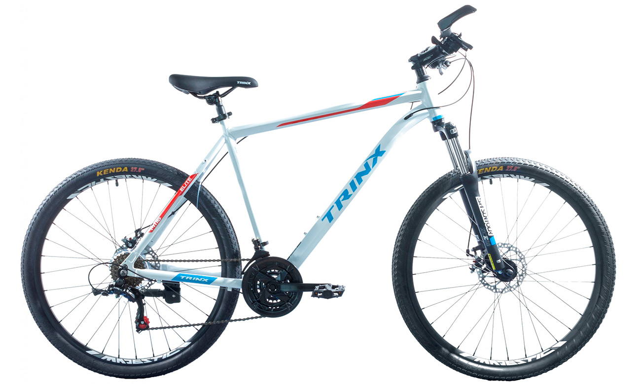 Фотография Велосипед Trinx M116 Elite Expert 27.5" 2020, размер XL, Бело-красный